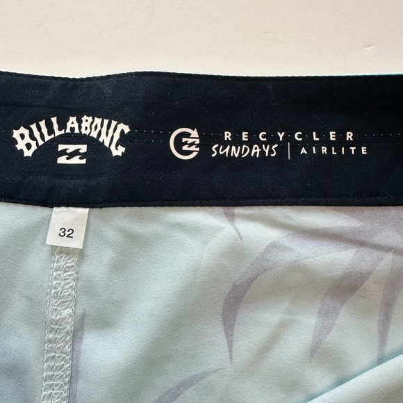 Billabong Sundays Airlite 18.5" Boardshorts Coastal Blue Men’s Size 32 - Picture 6 of 12